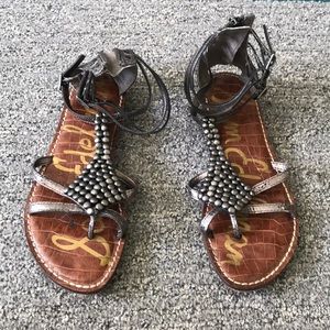 Sam Edelman Ginger Metallic Beaded Sandal